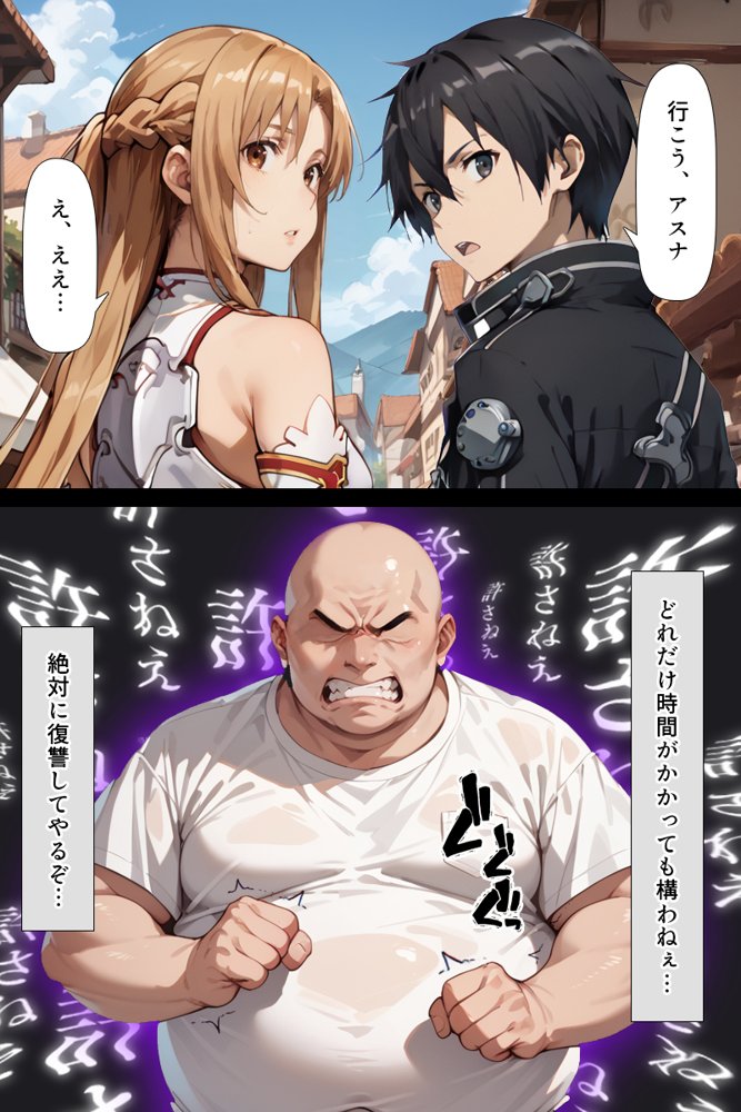 スキル絶対君主でアスナを犯し尽くす！ raw【無料同人誌】 エロ同人誌画像 014