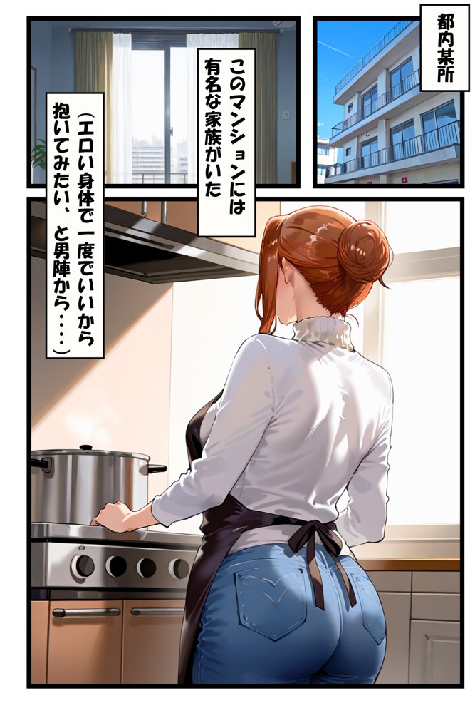 橘家が黒人デカチンに堕ちる噺 京香編 raw【無料同人誌】 エロ同人誌画像 001