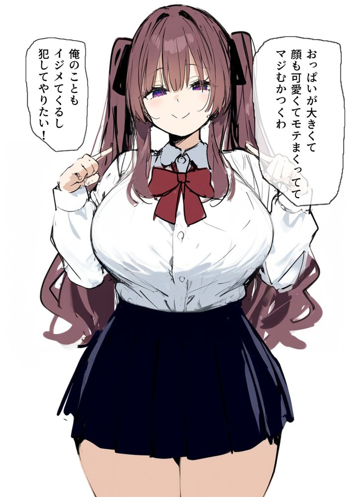 俺を虐めるツインテールJKの弱みを握ってデカチンSEXでメス堕ち？ raw【無料同人誌】 エロ同人誌画像 006