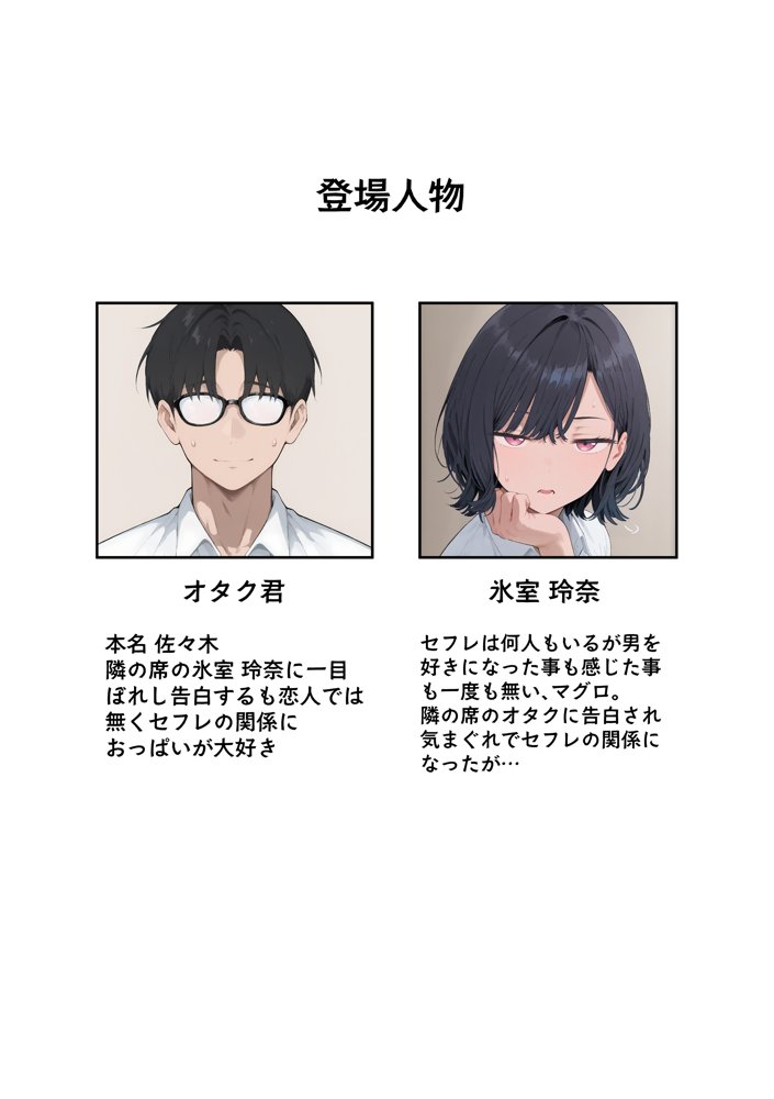 セフレじゃ絶対出来ない生殖本能むき出し恋人エッチでガチイキしまくるクールギャルの話 raw【無料同人誌】 エロ同人誌画像 001