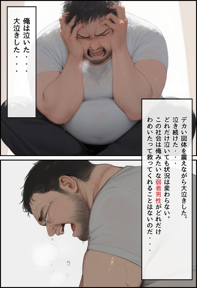 【無敵の人】人生に絶望した弱者男性のおじさんが無敵になるまで raw【無料同人誌】 エロ同人誌画像 007