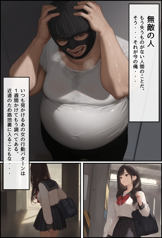 【無敵の人】人生に絶望した弱者男性のおじさんが無敵になるまで raw【無料同人誌】 エロ同人誌画像 012