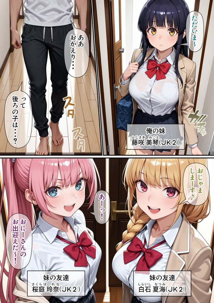 進学校の女子の性欲解消を手伝うことになったのだが raw【無料同人誌】 エロ同人誌画像 001